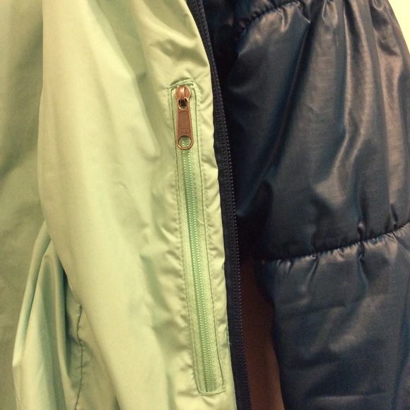 Patagonia W's Medium 3/4 Length puffer Coat - Teal - Picture 4 of 6